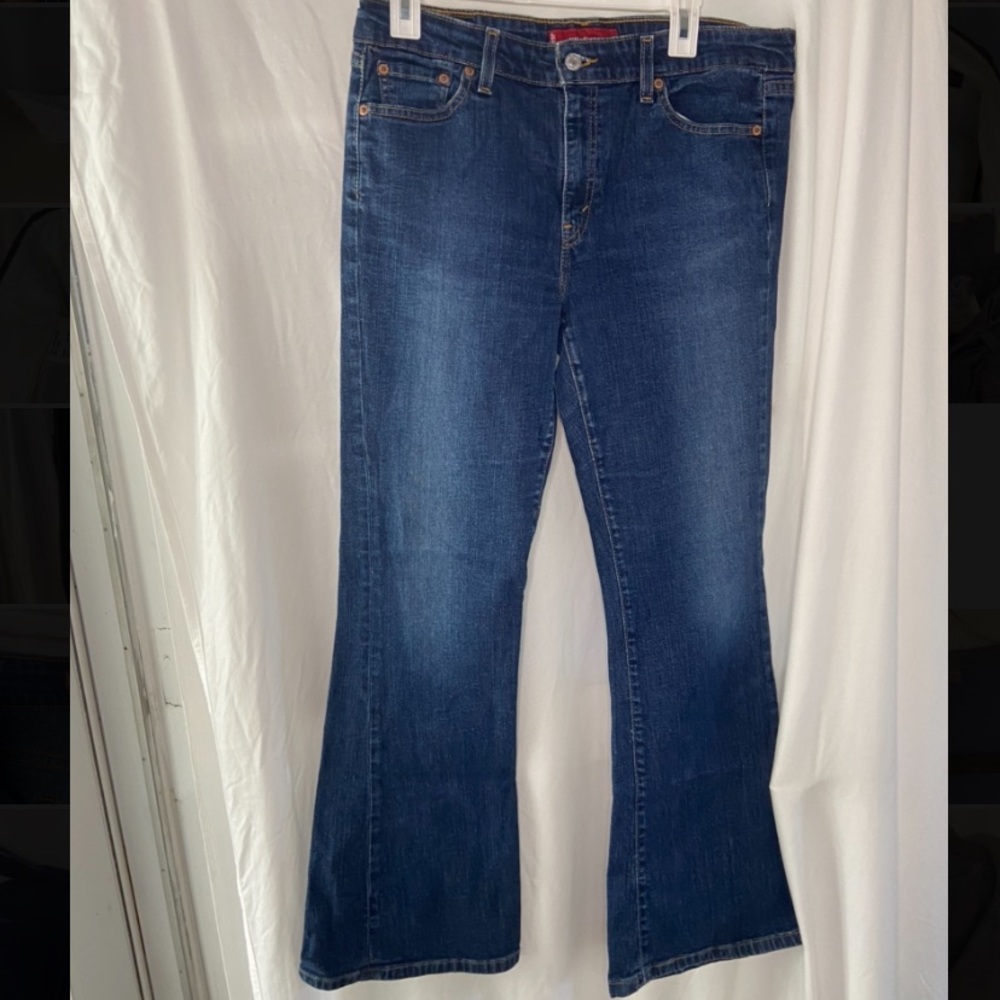Levi's 519 low stretch flare jeans juniors sz 13/M